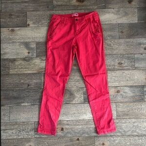 Straight Khakis Pants Pink Size 0